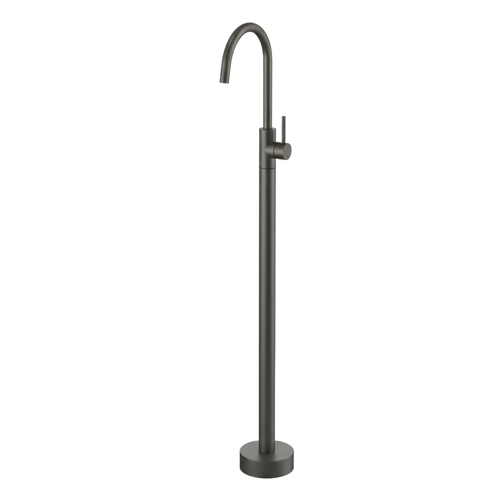 GIADA SERIES – FREESTANDING TUB FILLER WITH ELEGANT CURVED SPOUT AND MINIMALIST MODERN FORM