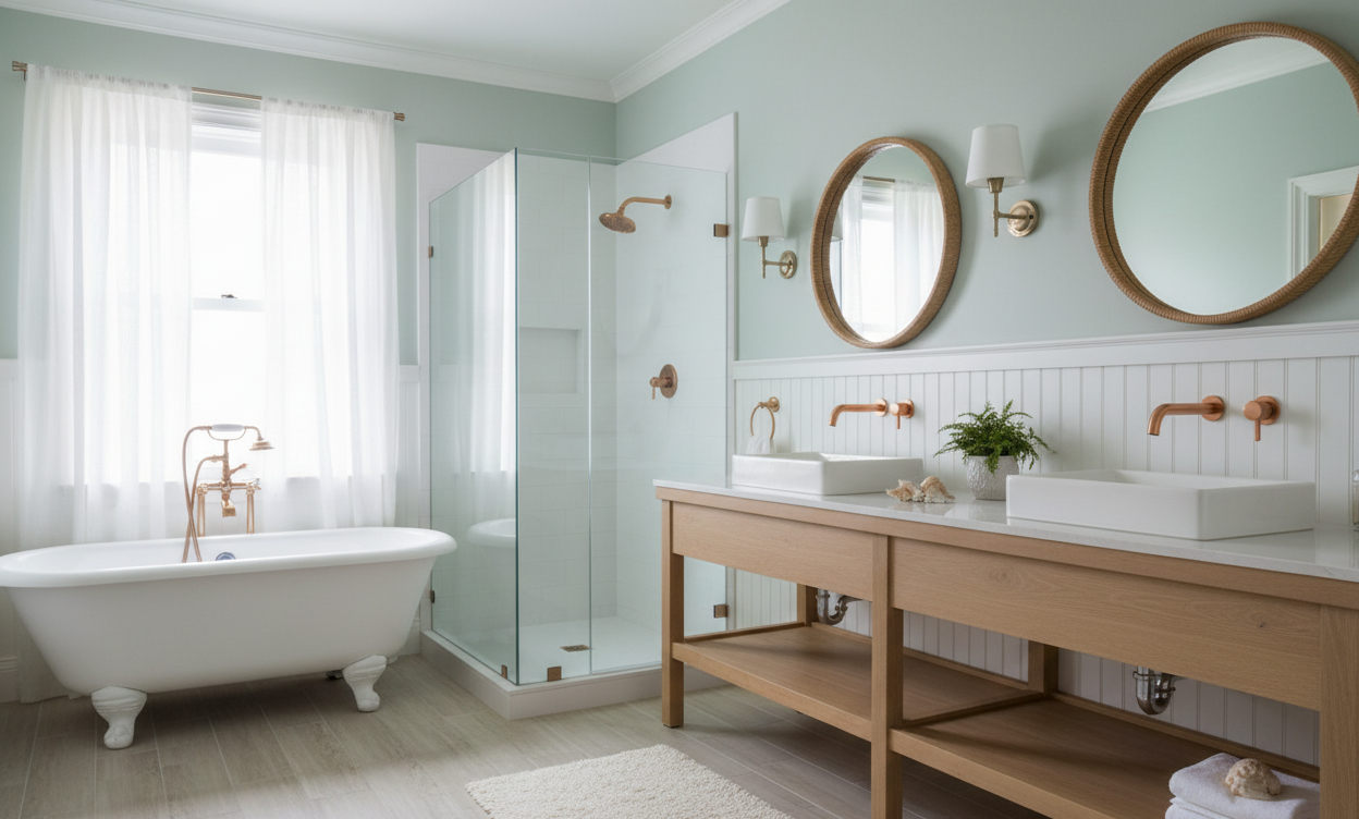 VALENTINA SERIES – WALL MOUNTED BATHROOM FAUCET WITH CURVED SPOUT AND SLEEK SINGLE LEVER CONTROL.