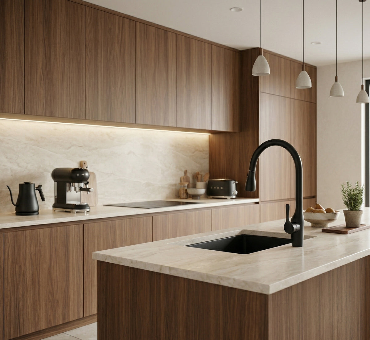 CAMILLA SERIES – KITCHEN FAUCET, A PULL OUT DESIGN SHAPED FOR EVERYDAY PRECISION.