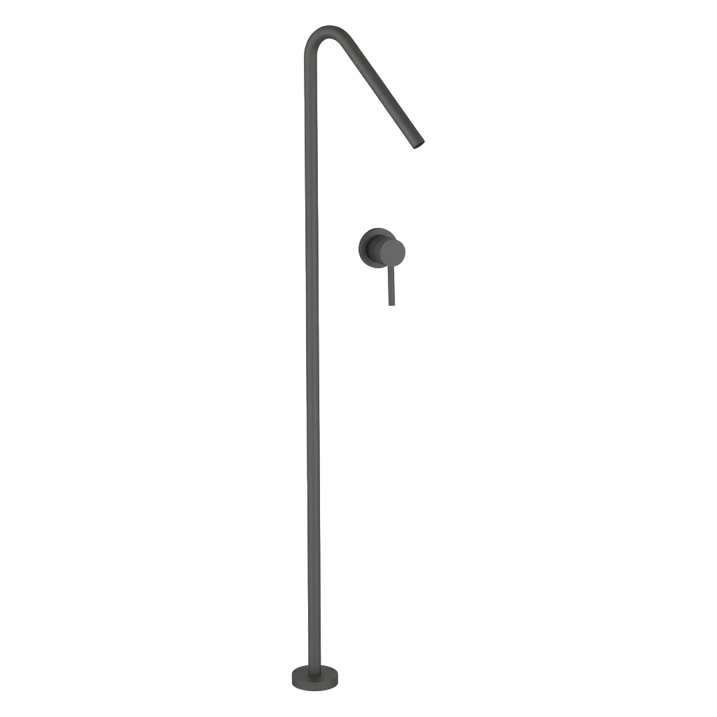 GIADA SERIES – FREESTANDING TUB FILLER WITH SLIM SCULPTURAL PROFILE, DESIGNED TO CREATE A STRIKING FOCAL POINT BESIDE THE BATH