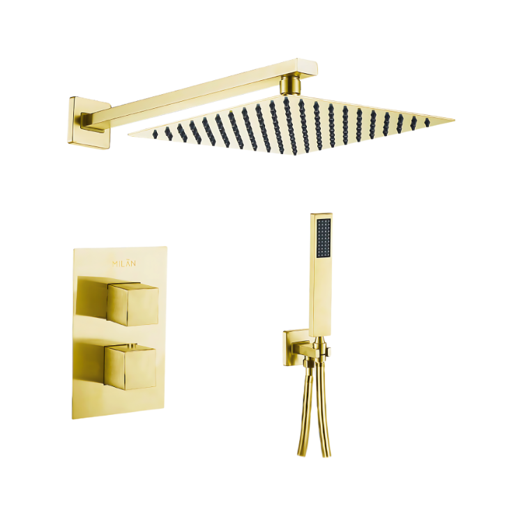 Helena - Brush Thermostatic Shower System