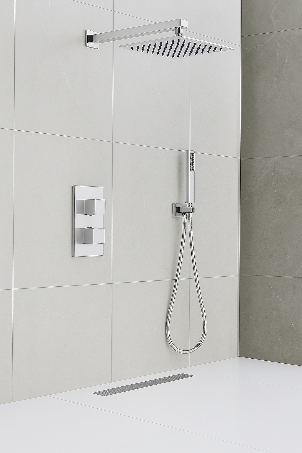 Helena - Brush Thermostatic Shower System