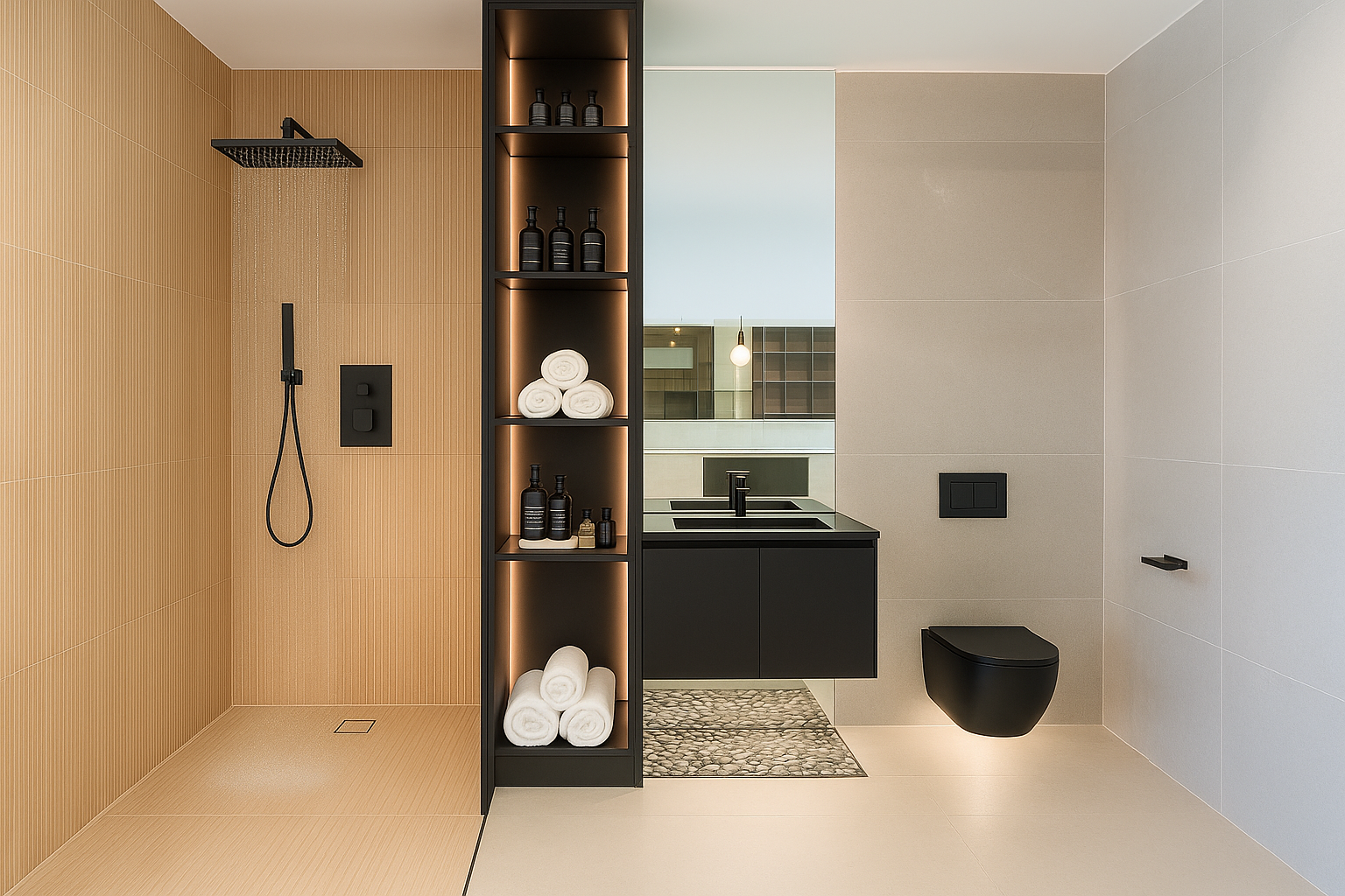 Helena - Brush Thermostatic Shower System