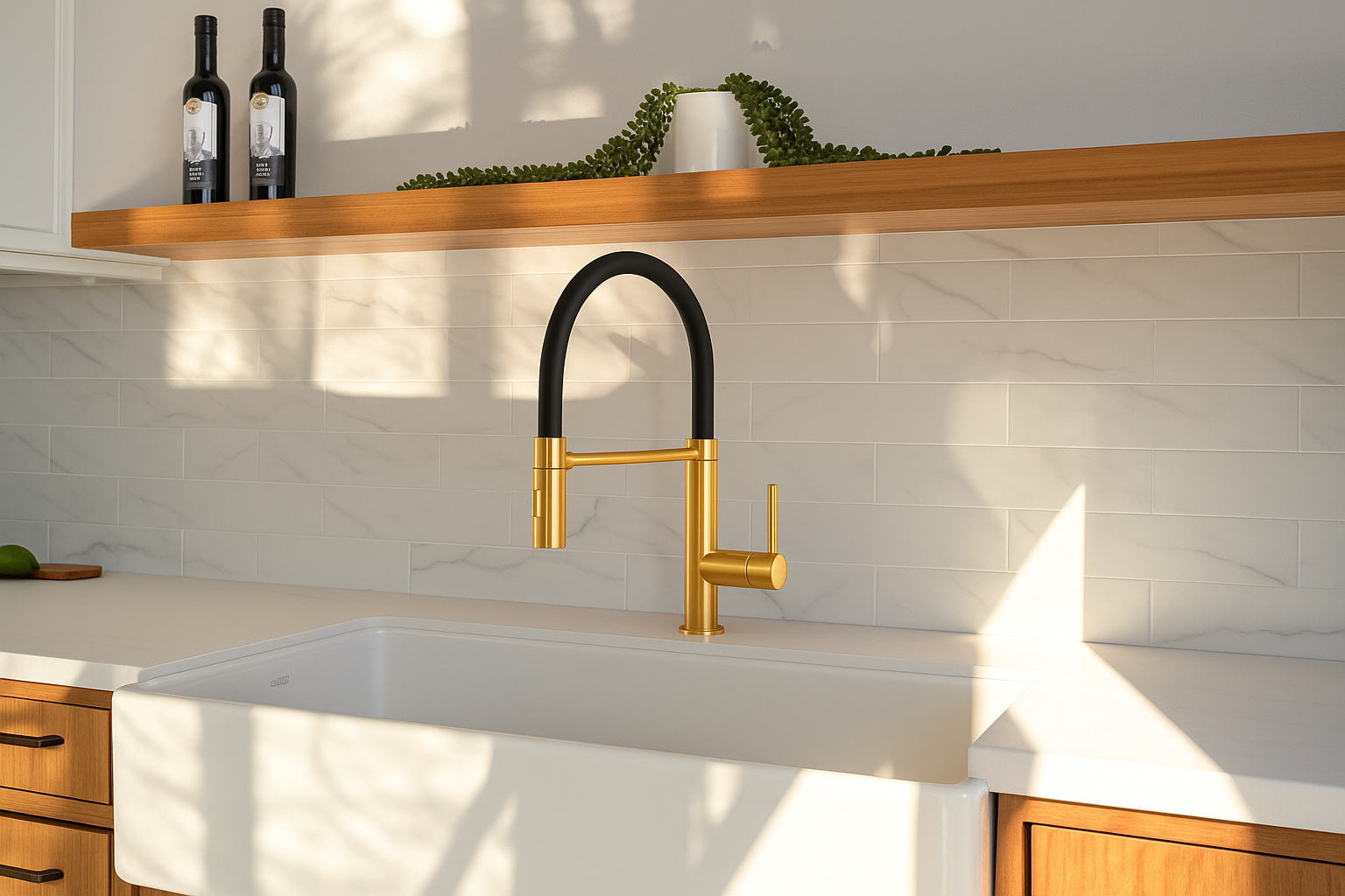 Bianca Brush Kitchen Faucet - Sleek Style, Everyday Performance