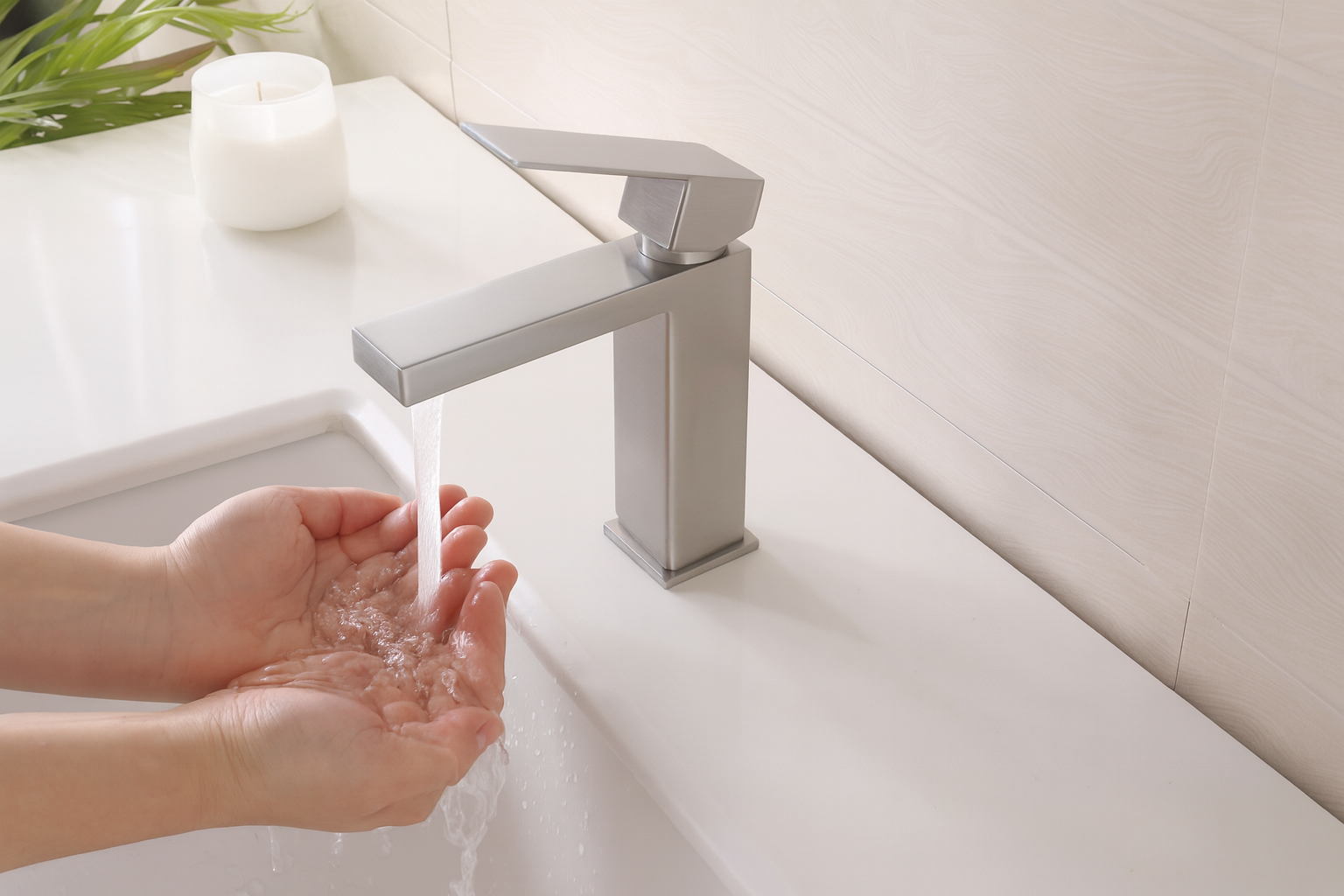 Sabine Modern Bathroom Faucet – Sleek Design, Lasting Performance
