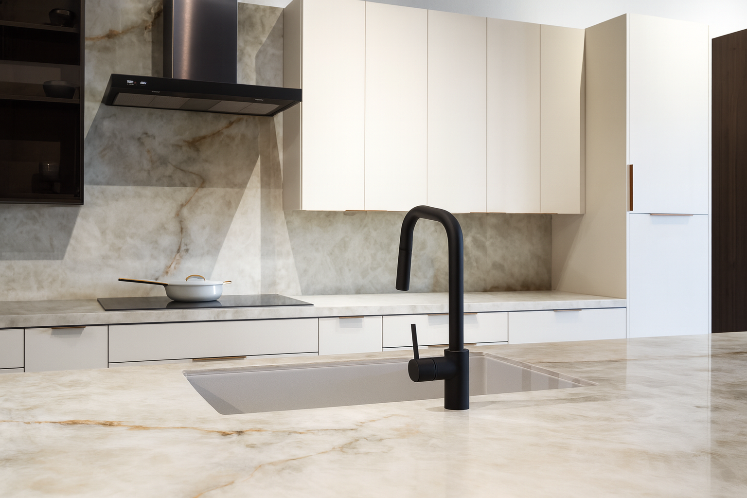 Camilla Brush Kitchen Faucet - Modern Elegance, Lasting Reliability