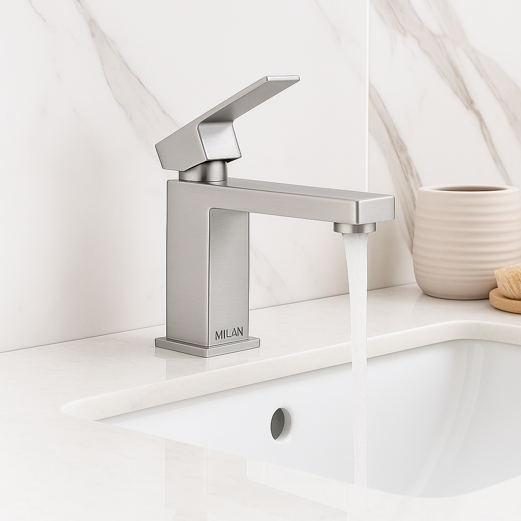 Sabine Modern Bathroom Faucet – Sleek Design, Lasting Performance