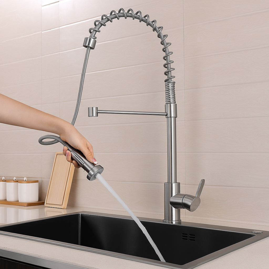 Amélie Kitchen Faucet - Modern Elegance, Everyday Reliability