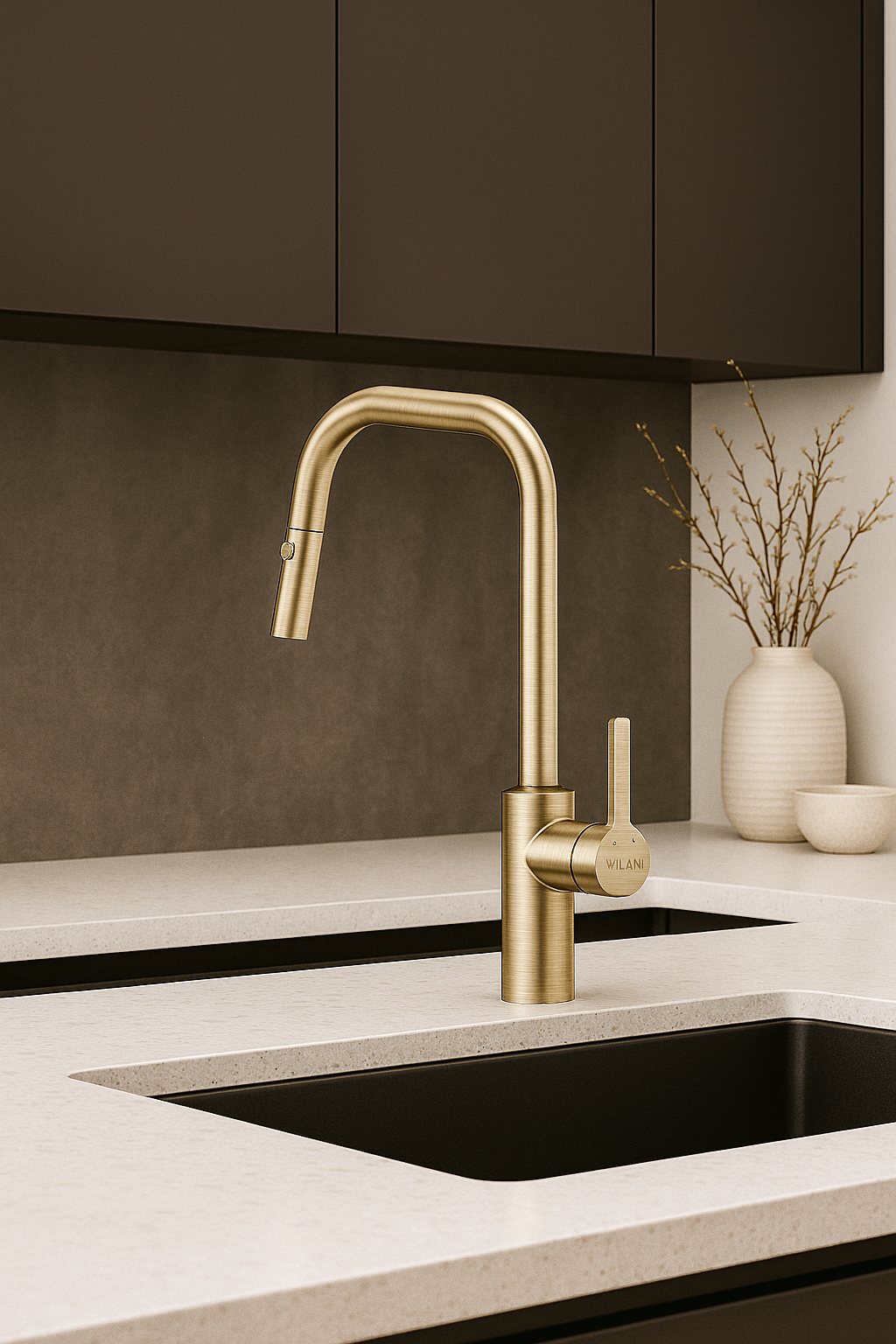 Camilla Brush Kitchen Faucet - Modern Elegance, Lasting Reliability