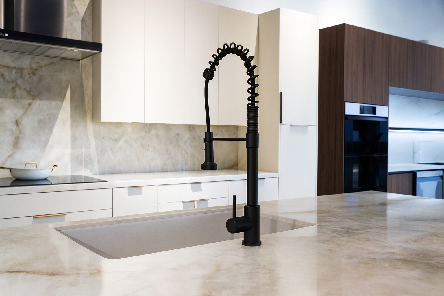 CAMILLA SERIES – KITCHEN FAUCET, A MAGNETIC PULL OUT DESIGN INSPIRED BY PROFESSIONAL KITCHENS.