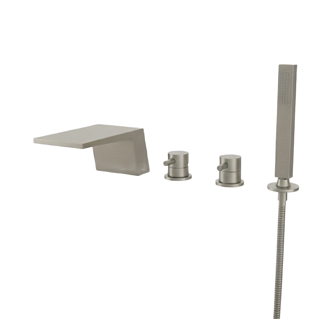 FRANCESCA SERIES – WALL MOUNTED TUB FILLER WITH BOLD LINEAR FORM, CRAFTED FOR A STRIKING CONTEMPORARY BATH