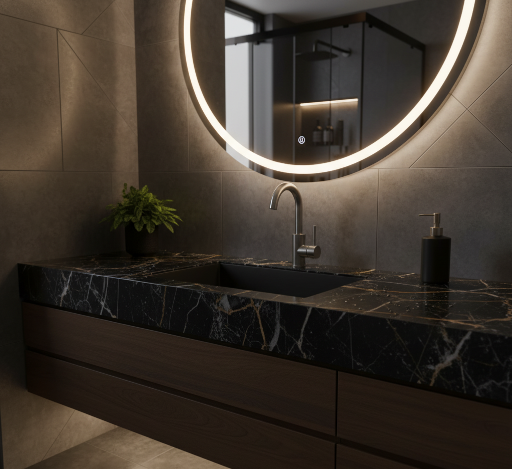 YC-8230 Modern Bathroom Faucet - Sleek, Safe, and Built to Last