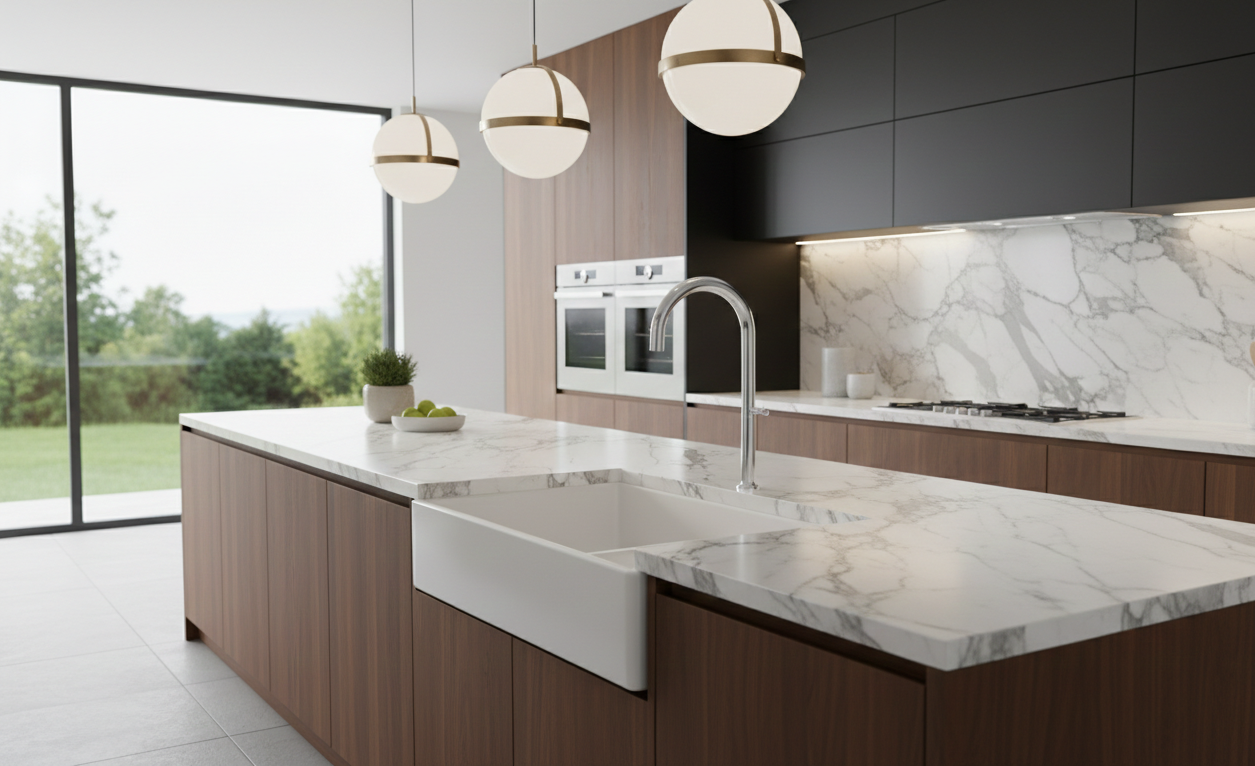 YC-8204 – Modern Square Kitchen Faucet