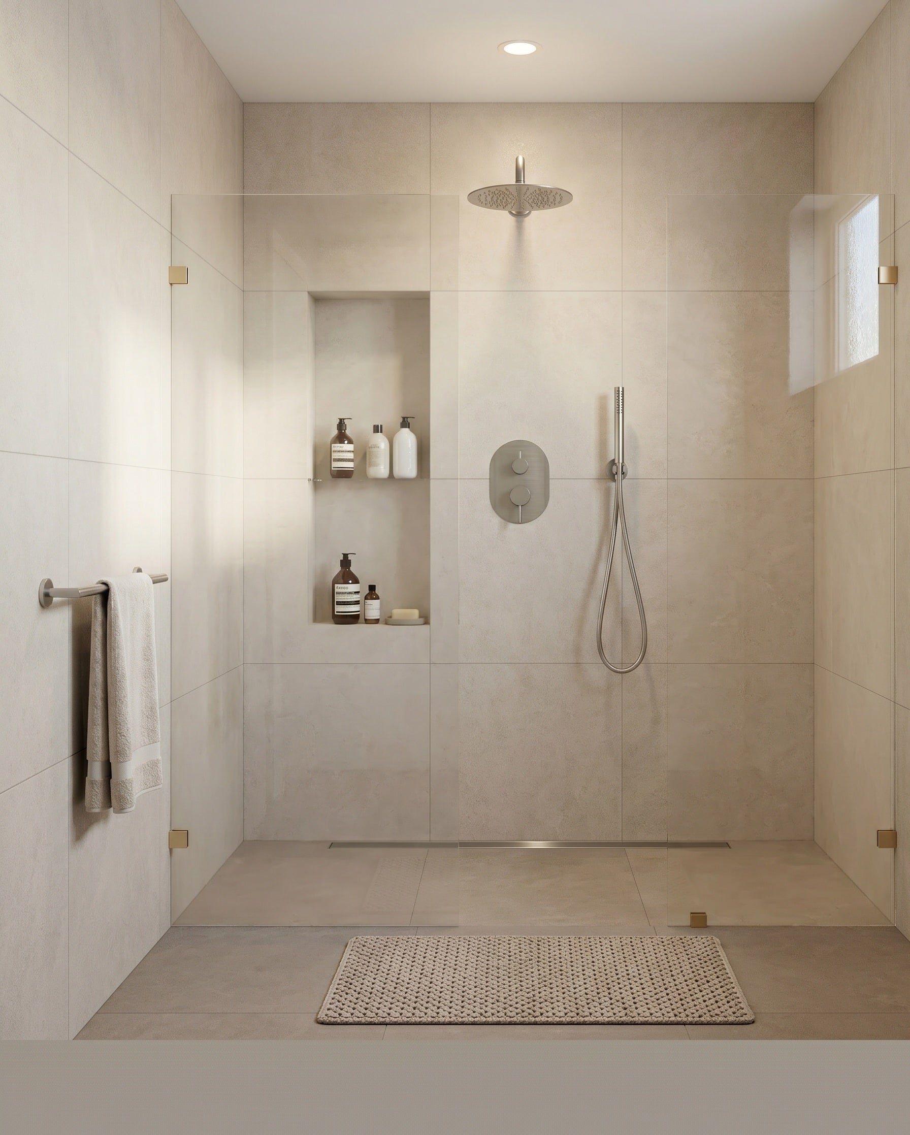 ISABELLA SERIES – RAIN SHOWER WITH HAND SPRAYER, REFINED LINES AND EFFORTLESS CONTROL.