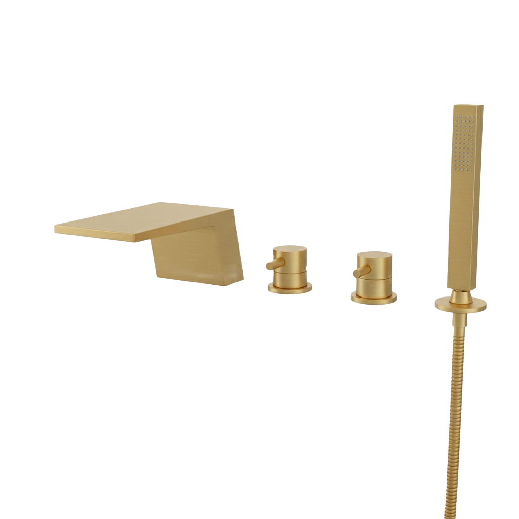 FRANCESCA SERIES – WALL MOUNTED TUB FILLER WITH BOLD LINEAR FORM, CRAFTED FOR A STRIKING CONTEMPORARY BATH
