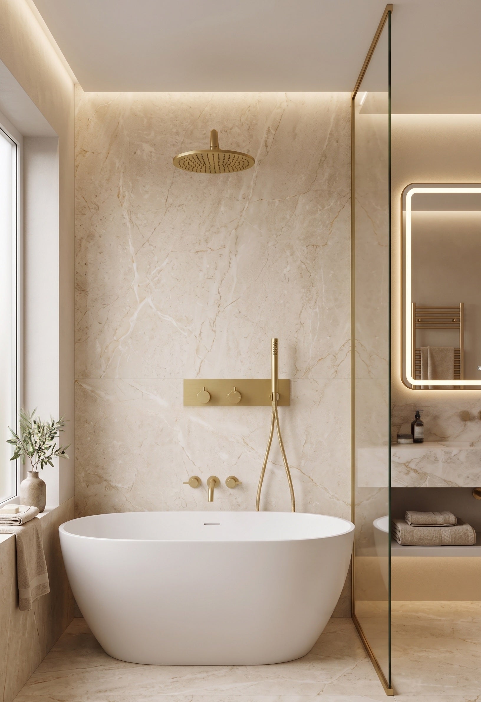 GIADA SERIES – SHOWER HEAD AND HAND SPRAYER SET, A REFINED PAIRING THAT BRINGS DEPTH AND EASE TO THE SHOWER.