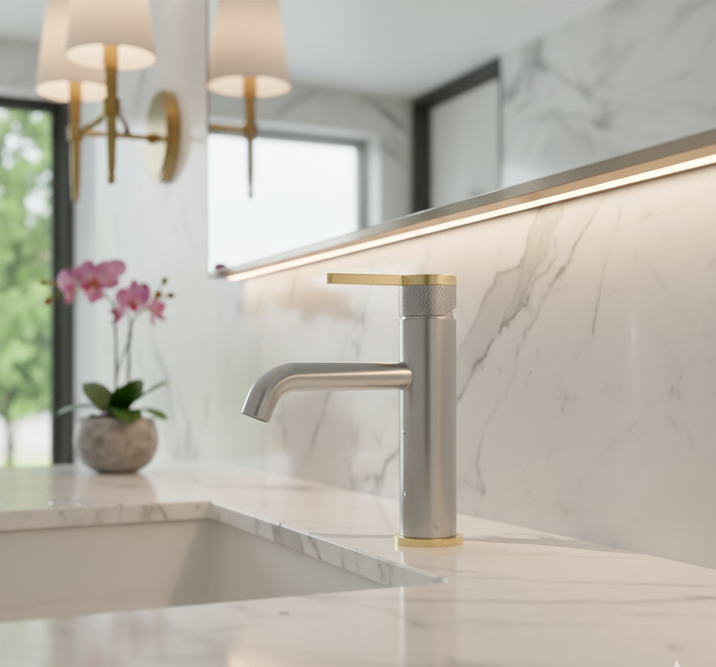ISABELLA SERIES – BATHROOM FAUCET, A POISED SILHOUETTE THAT BLENDS STRENGTH WITH QUIET REFINEMENT.