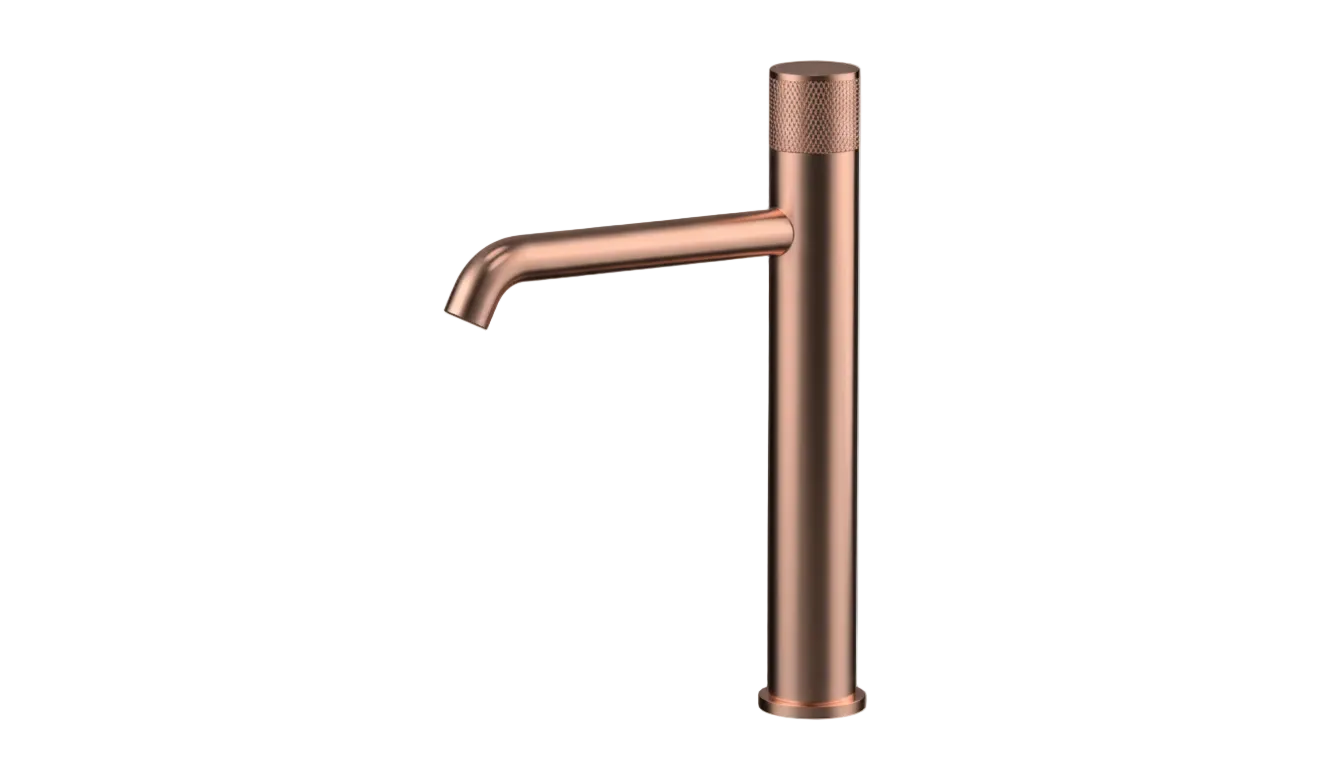 ALESSIA SERIES - BATHROOM FAUCET, A BOLD CYLINDRICAL FORM WITH REFINED, MODERN PRESENCE.
