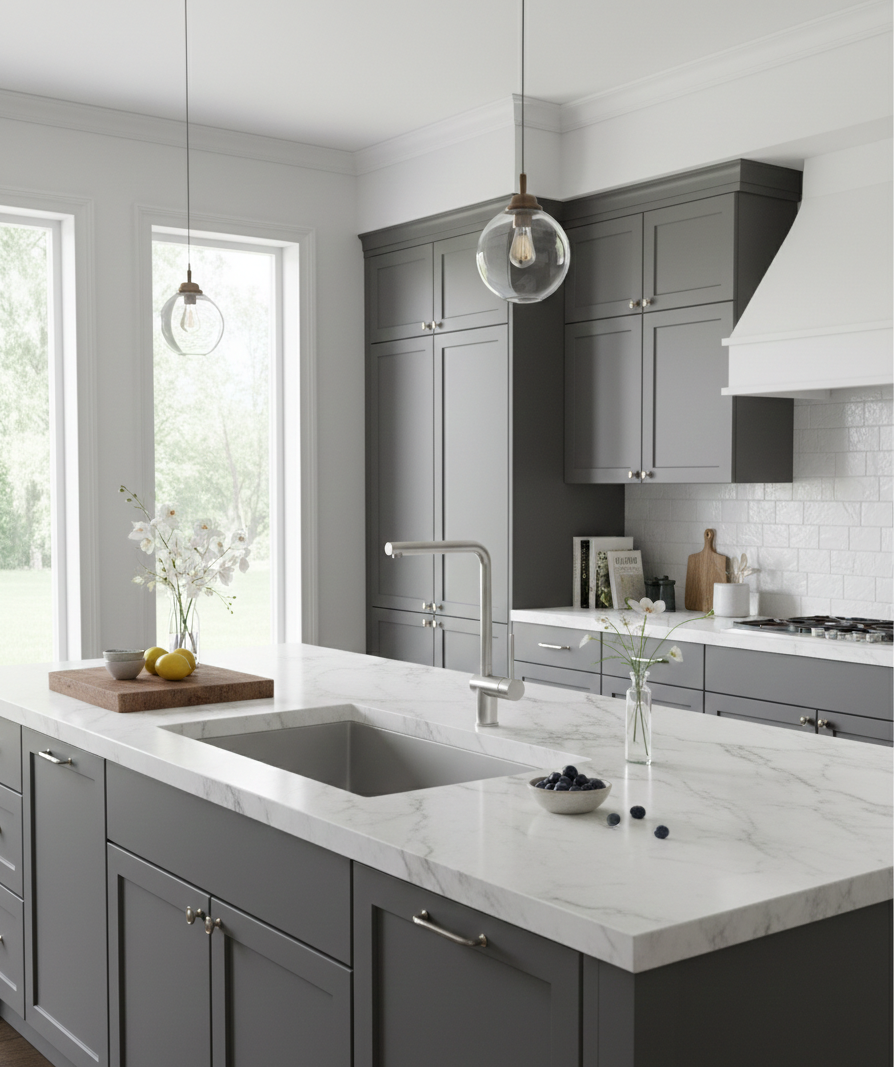 YC-B-TJP008 Premium Kitchen Faucet – Modern Square Design