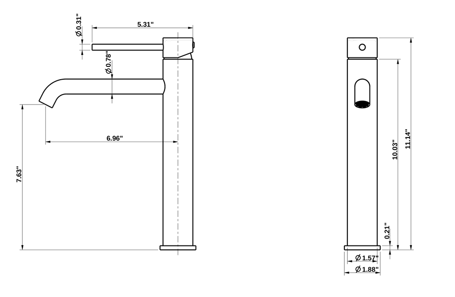 YC-8144 – Milan Flow Luxury Vanity Faucet