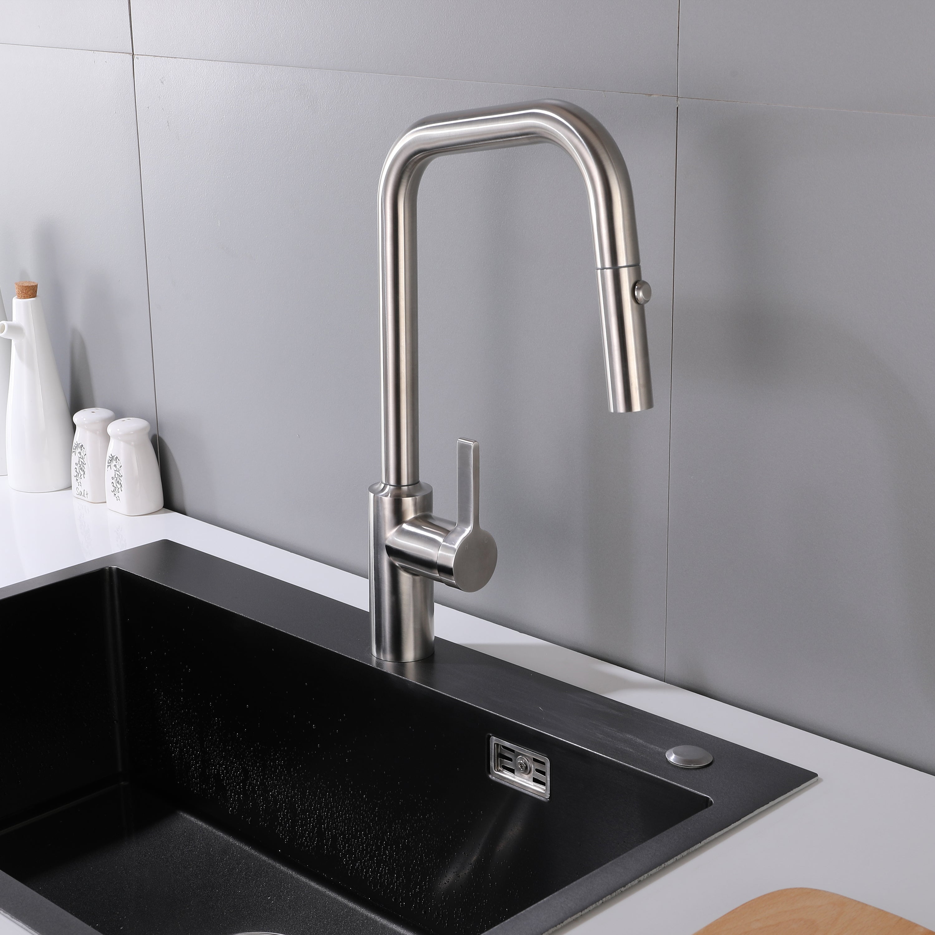 Camilla Brush Kitchen Faucet - Modern Elegance, Lasting Reliability