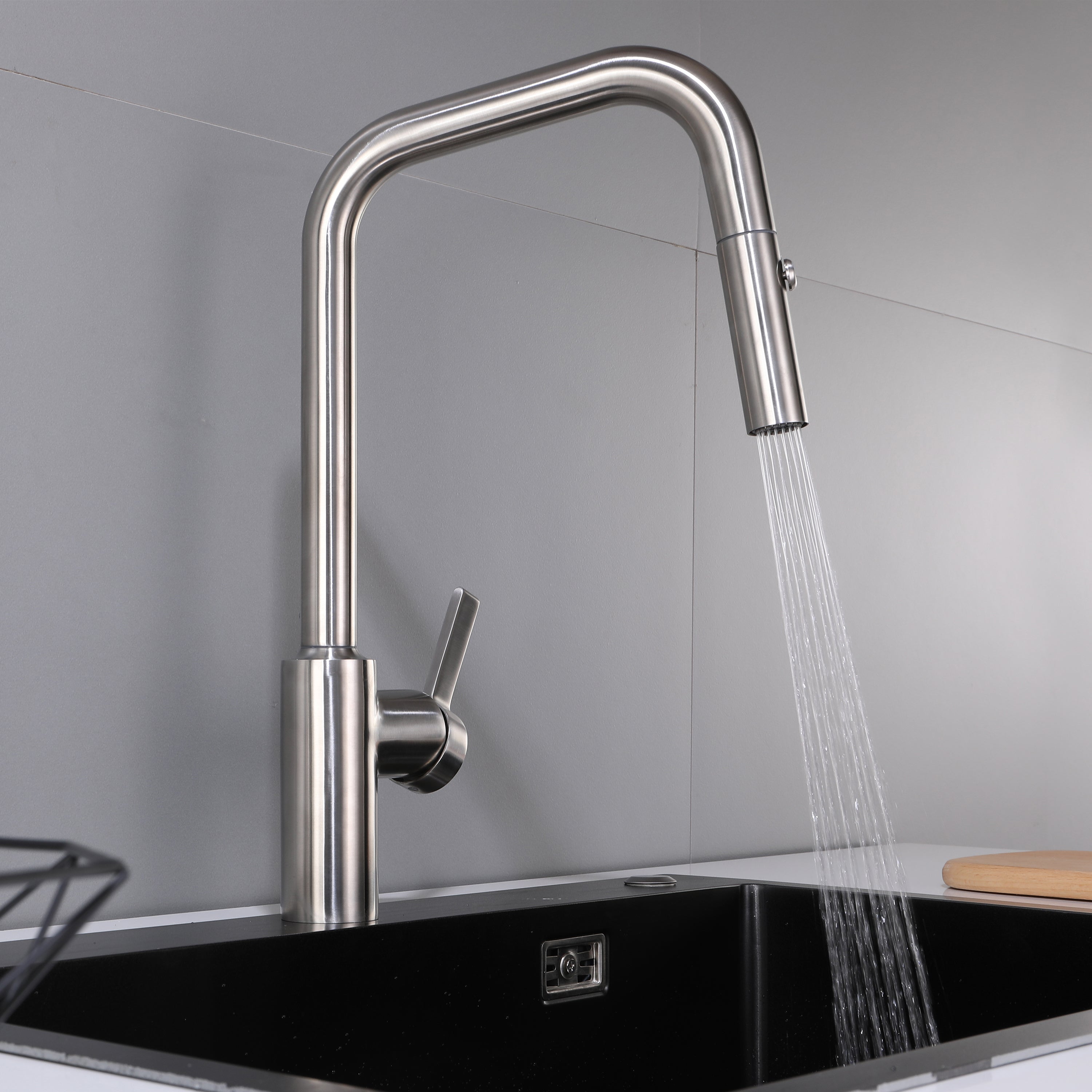 Camilla Brush Kitchen Faucet - Modern Elegance, Lasting Reliability