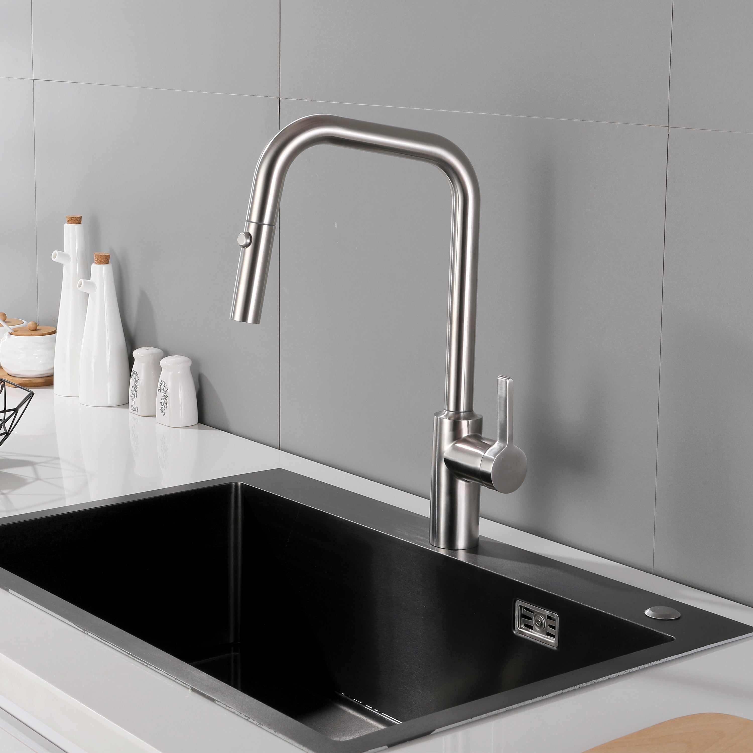 Camilla Brush Kitchen Faucet - Modern Elegance, Lasting Reliability