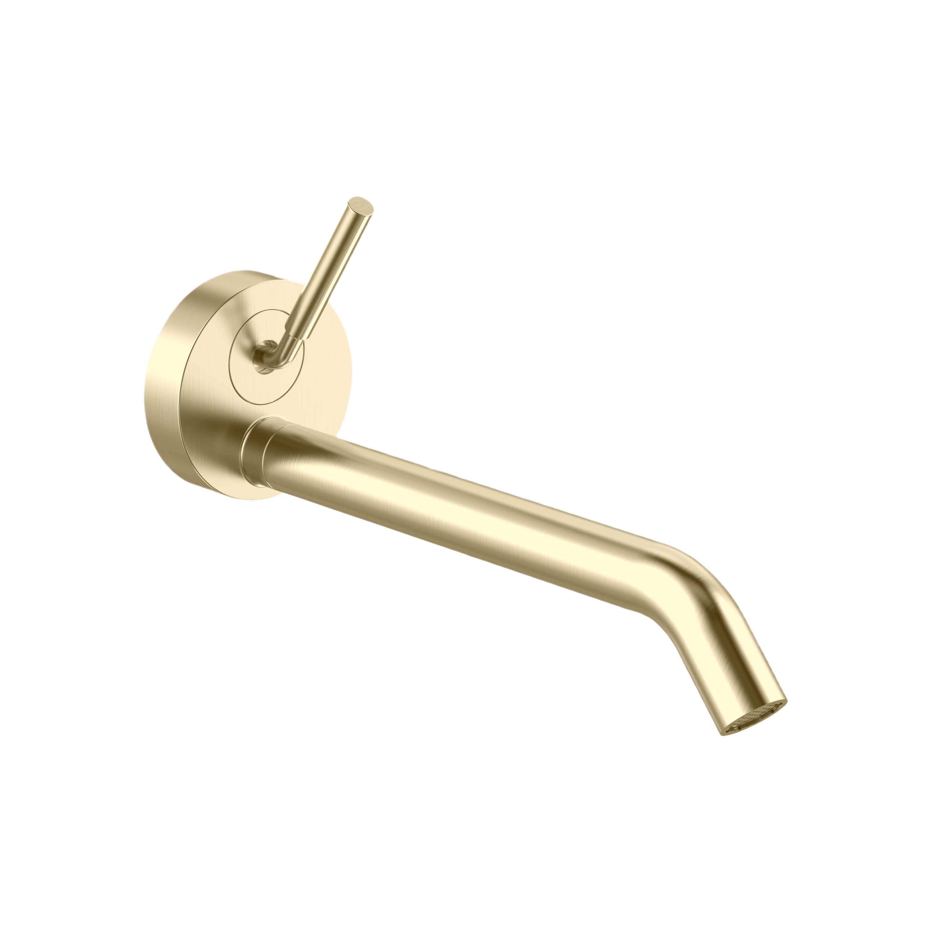 AURORA SERIES – WALL MOUNT BATHROOM MIXER, STREAMLINED FORM DESIGNED FOR BASIN AND TUB USE