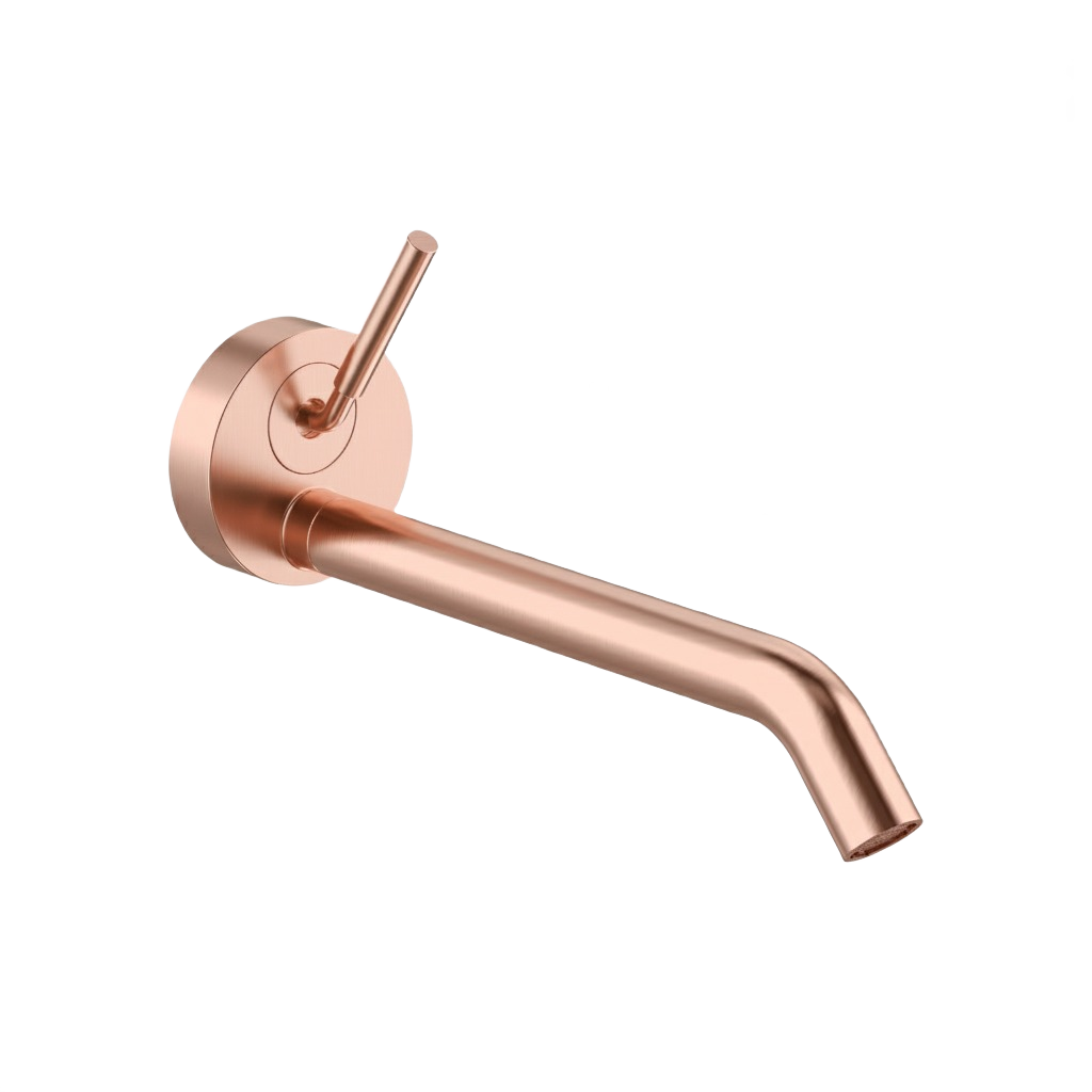 AURORA SERIES – WALL MOUNT BATHROOM MIXER, STREAMLINED FORM DESIGNED FOR BASIN AND TUB USE