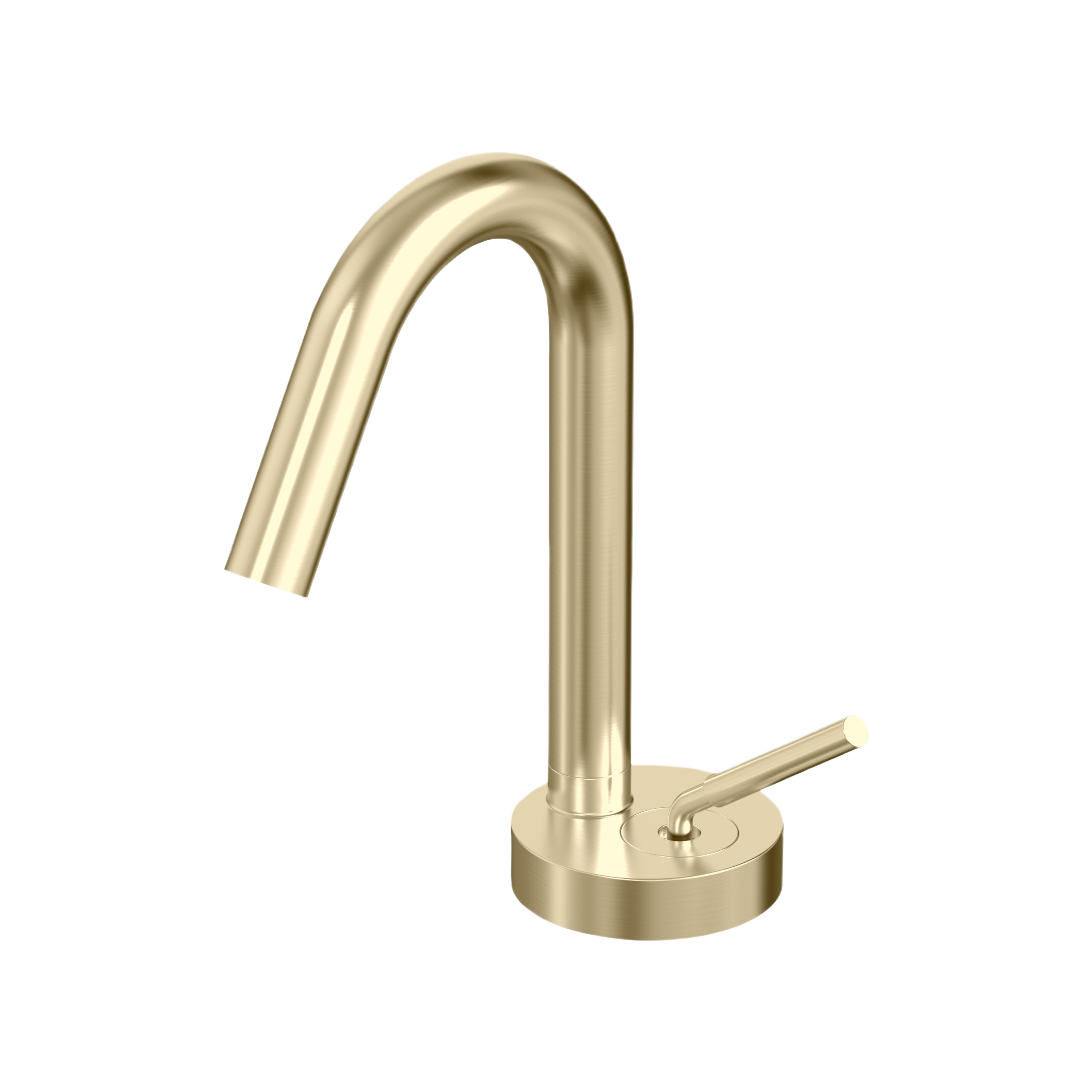 YC-80745 Elegant Vanity Faucet – Streamlined High-Arc Spout with Easy Control Handle