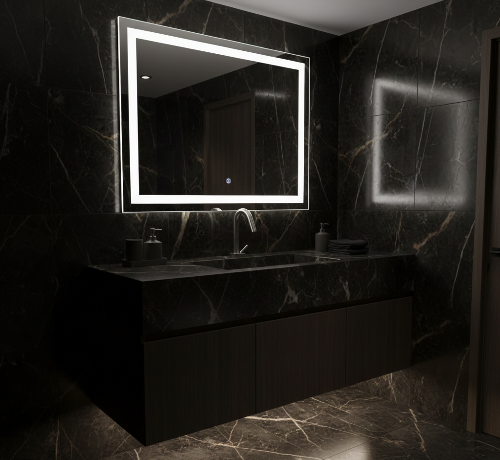 YC-80745 Elegant Vanity Faucet – Streamlined High-Arc Spout with Easy Control Handle