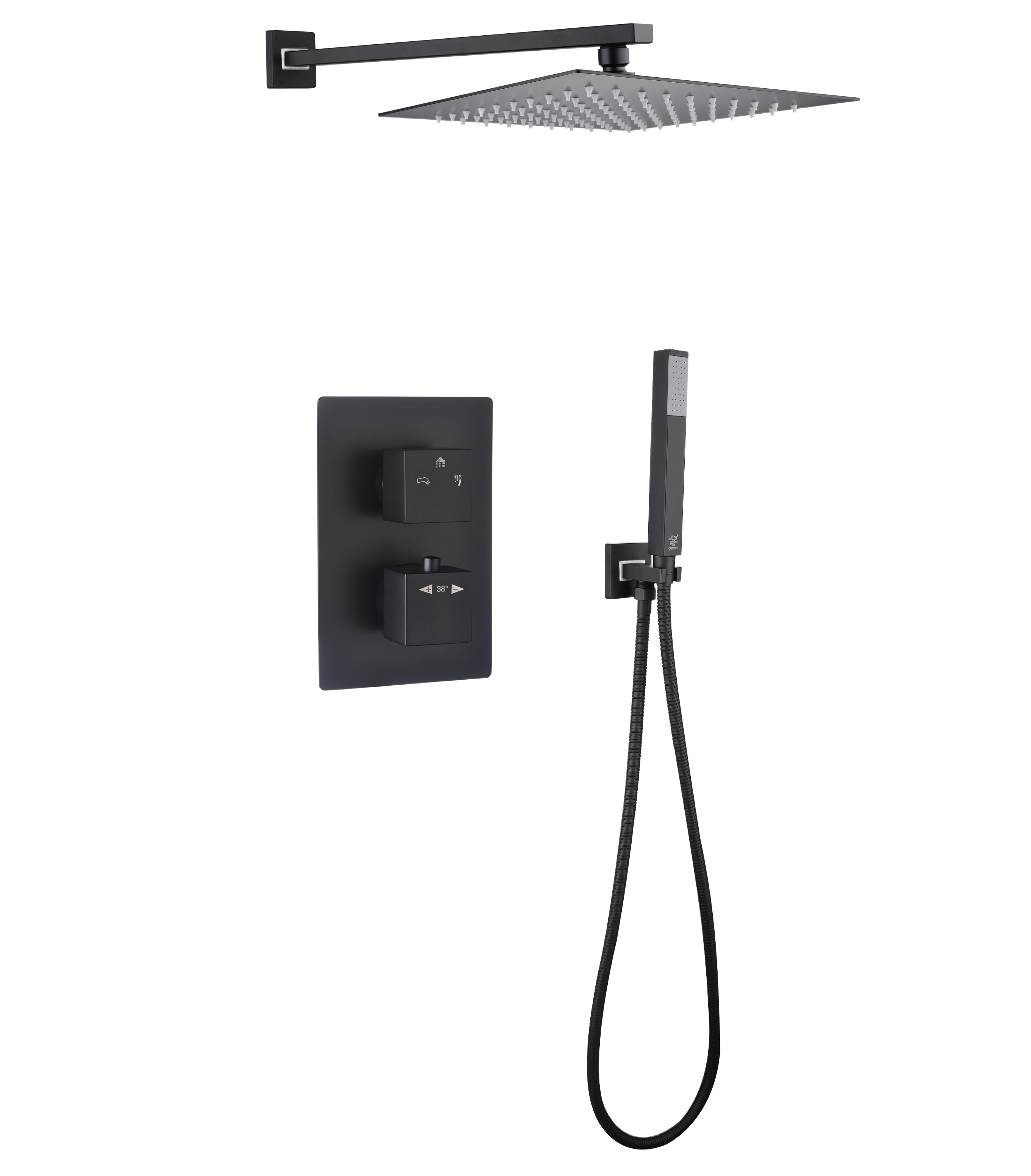 YC-8090 - Brush Thermostatic Shower System