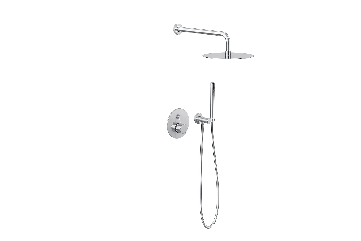 YC-SH8064-2 – Elegant Shower System with Rainfall and Hand Shower