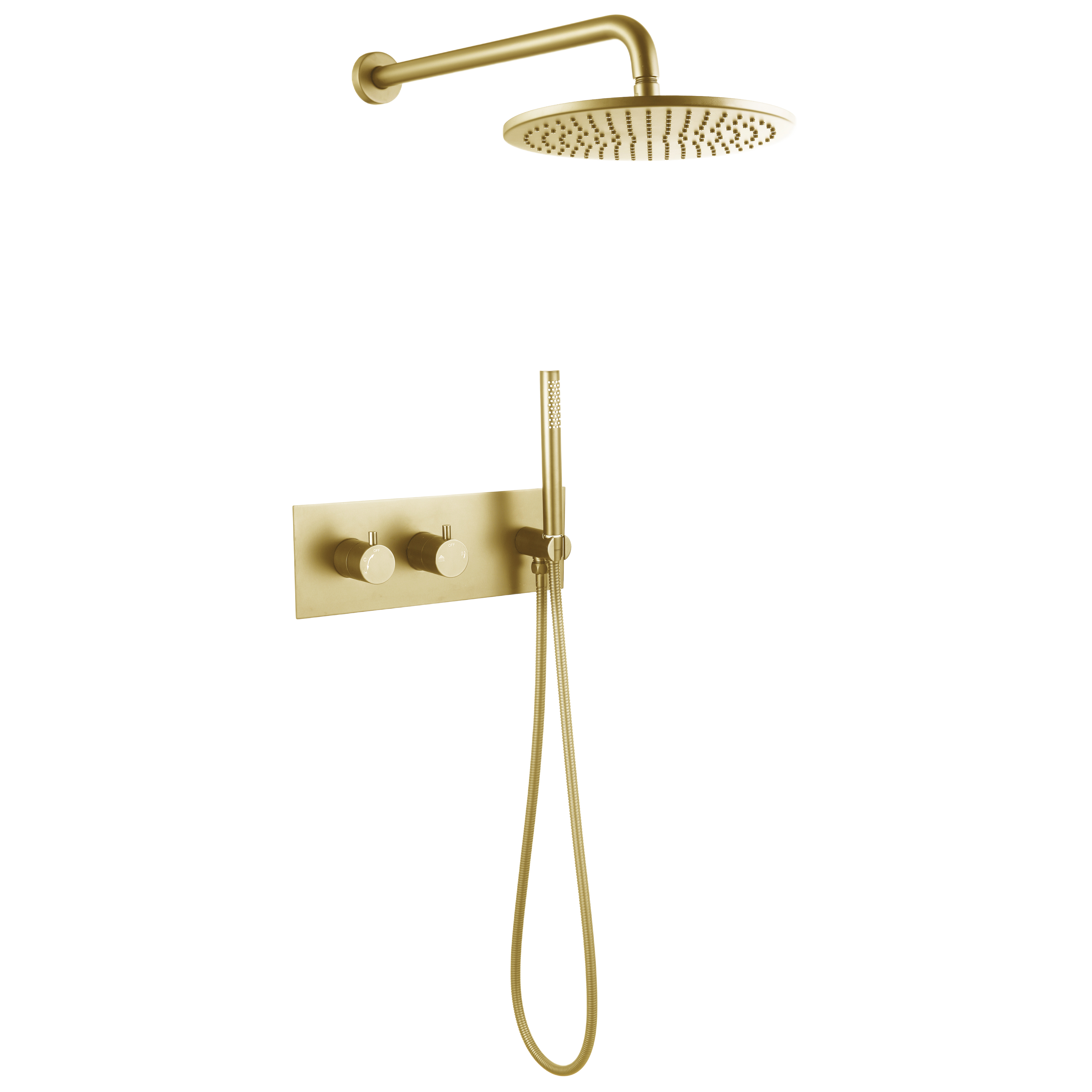 GIADA SERIES – SHOWER HEAD AND HAND SPRAYER SET, A REFINED PAIRING THAT BRINGS DEPTH AND EASE TO THE SHOWER.