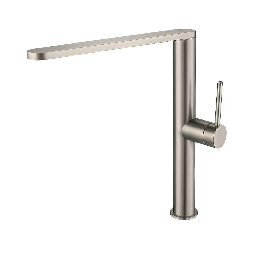MARINA SERIES - KITCHEN FAUCET, A SLIM LINEAR PROFILE WITH A REFINED, CONTEMPORARY PRESENCE.