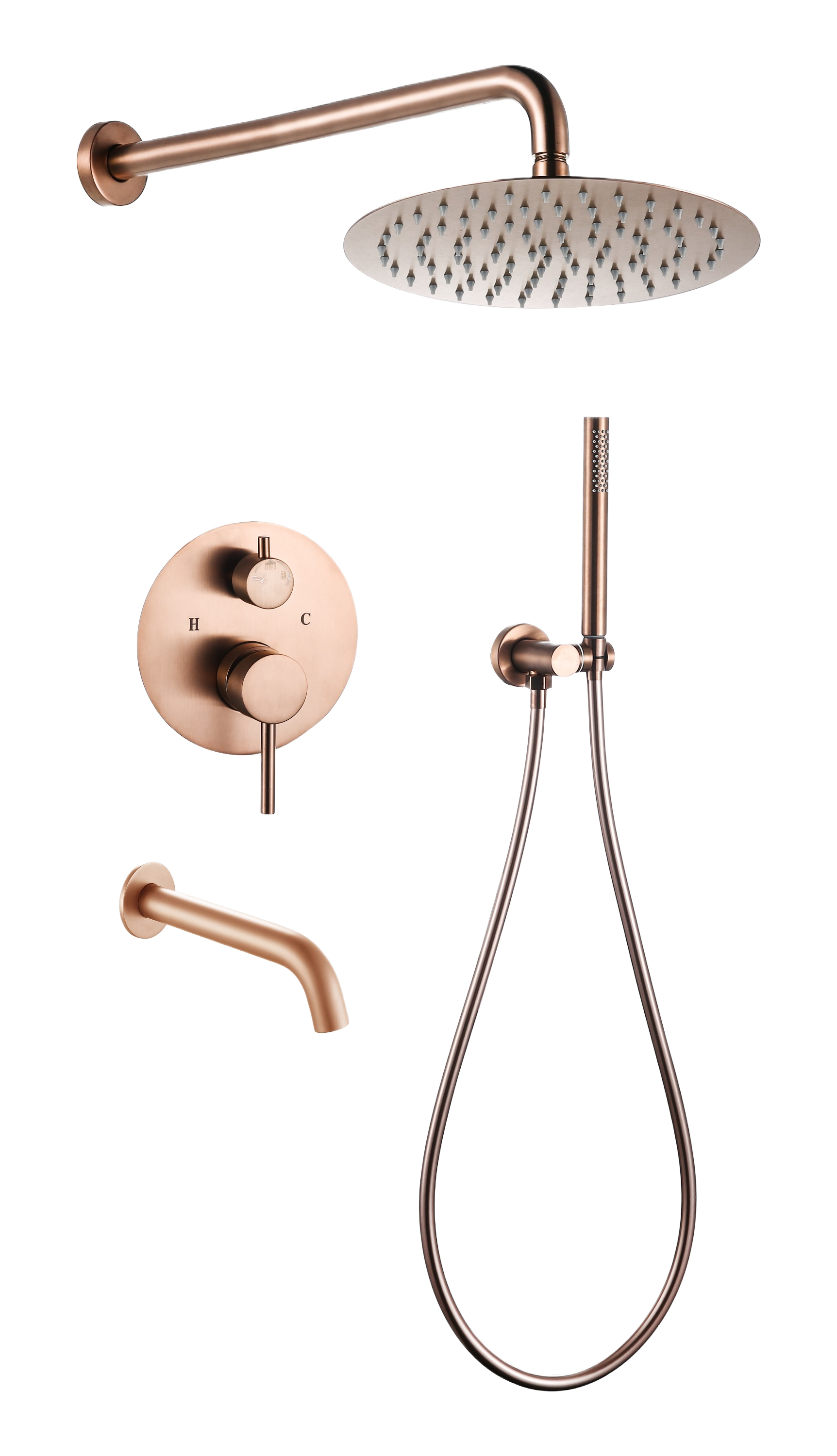 YC-8066-1 Premium Shower System – Dual Function