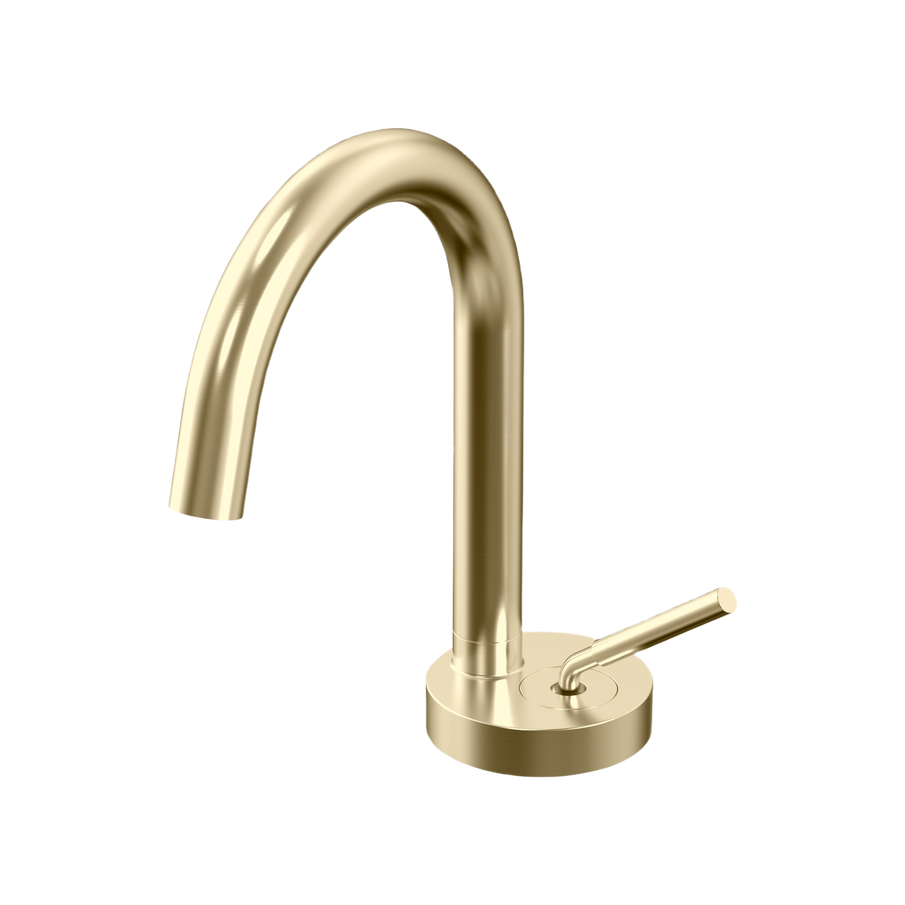 AURORA SERIES – BATHROOM FAUCET, A HIGH ARC FORM WITH EFFORTLESS, UNDERSTATED ELEGANCE.