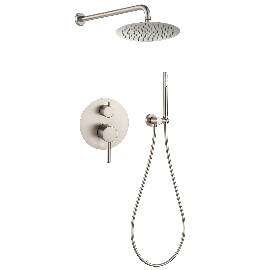 YC-8064 Dual Function Shower Set – Rain Head and Handheld