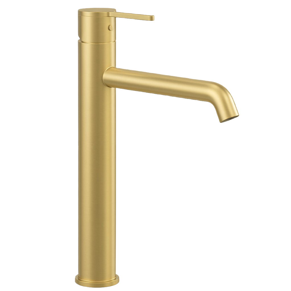 ISABELLA SERIES – TALL BATHROOM FAUCET, A SLENDER VERTICAL DESIGN WITH QUIET SOPHISTICATION.