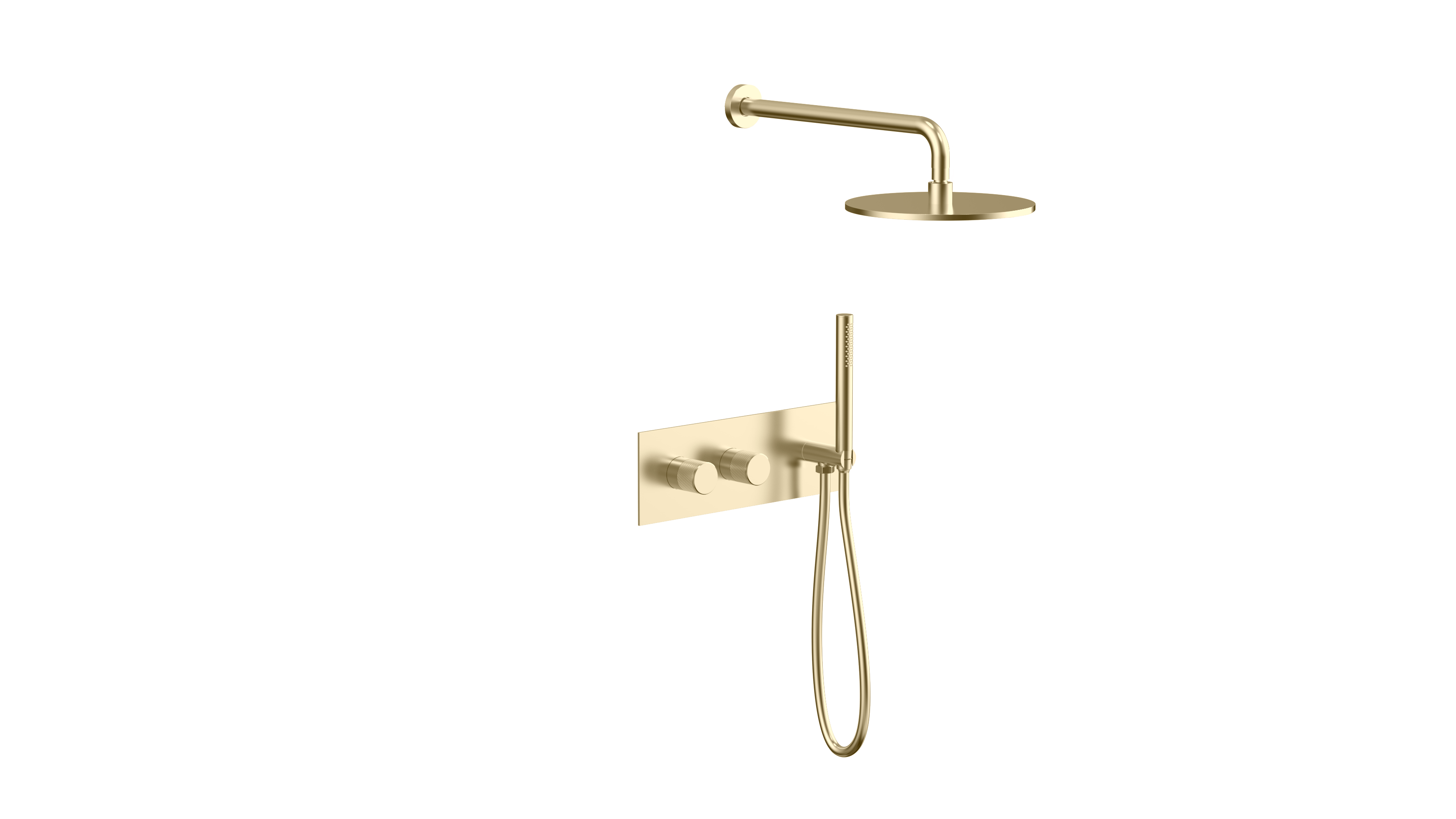 YC-SH8071-2 Elegant Shower System – Complete Rainfall and Hand Shower Combo