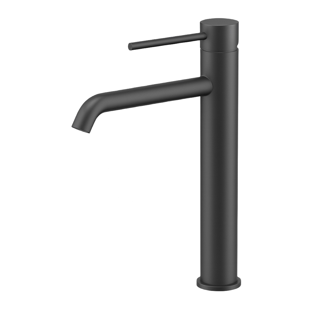 GIADA SERIES – BATHROOM FAUCET WITH CYLINDRICAL BODY AND ELEVATED PROFILE FOR MODERN SPACES