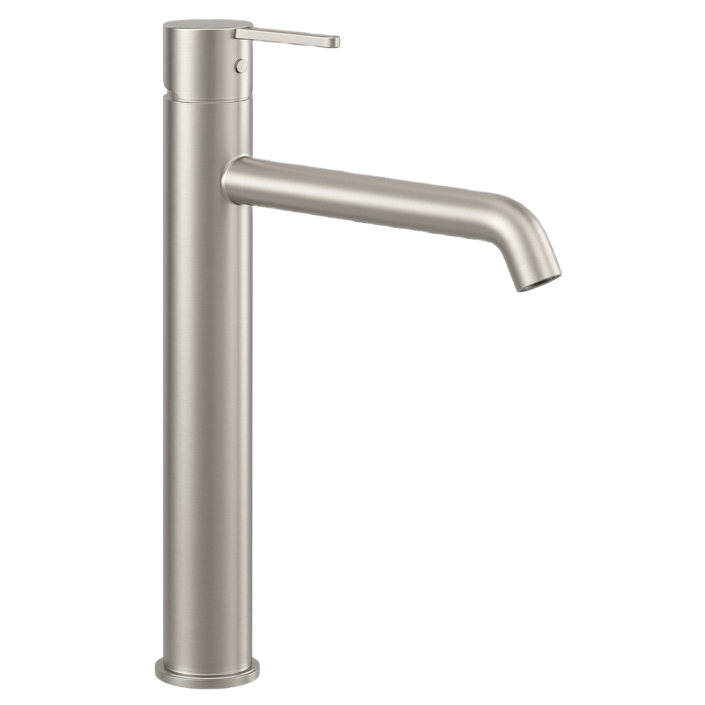 ISABELLA SERIES – TALL BATHROOM FAUCET, A SLENDER VERTICAL DESIGN WITH QUIET SOPHISTICATION.