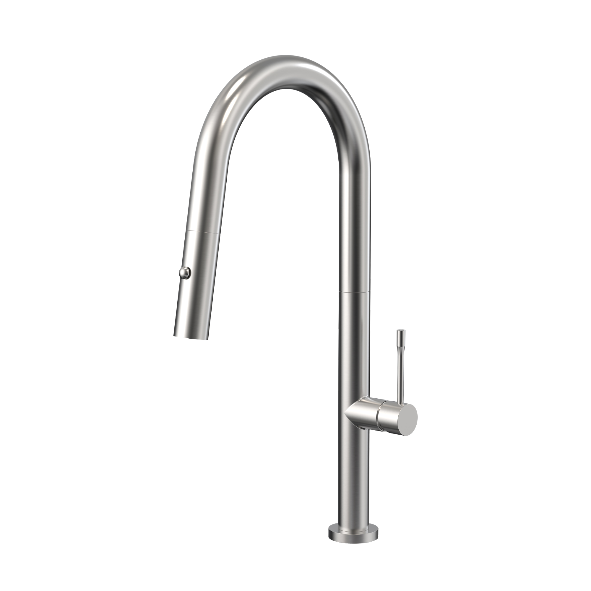 CAMILLA SERIES – KITCHEN FAUCET, A SMOOTH PULL DOWN DESIGN WITH A SOFT, ELEGANT CURVE.