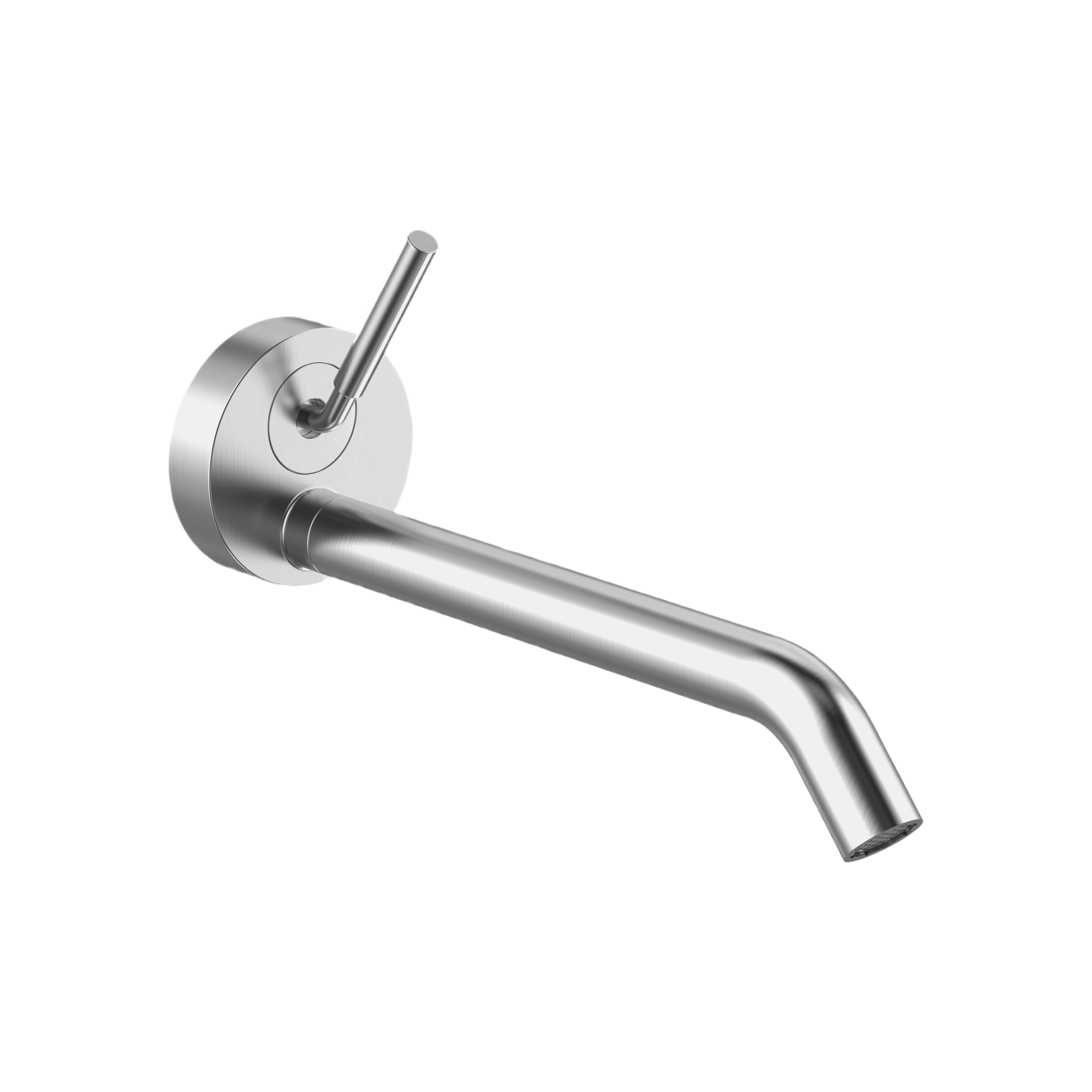 AURORA SERIES – WALL MOUNT BATHROOM MIXER, STREAMLINED FORM DESIGNED FOR BASIN AND TUB USE