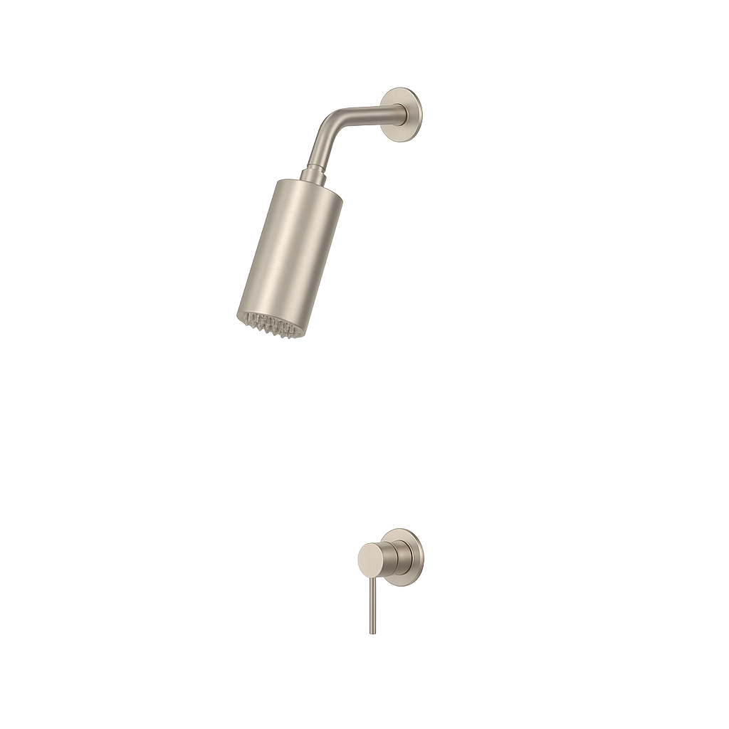 ISABELLA SERIES – SHOWER HEAD AND MIXER, A FOCUSED WALL MOUNTED SET BUILT FOR PRECISE, INTENTIONAL FLOW.