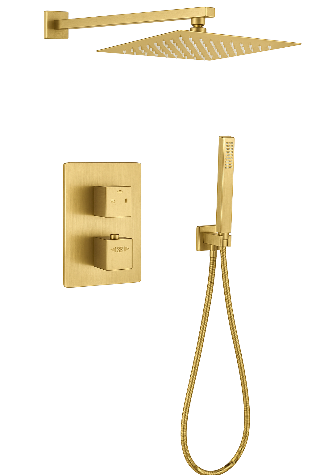 YC-8090 - Brush Thermostatic Shower System