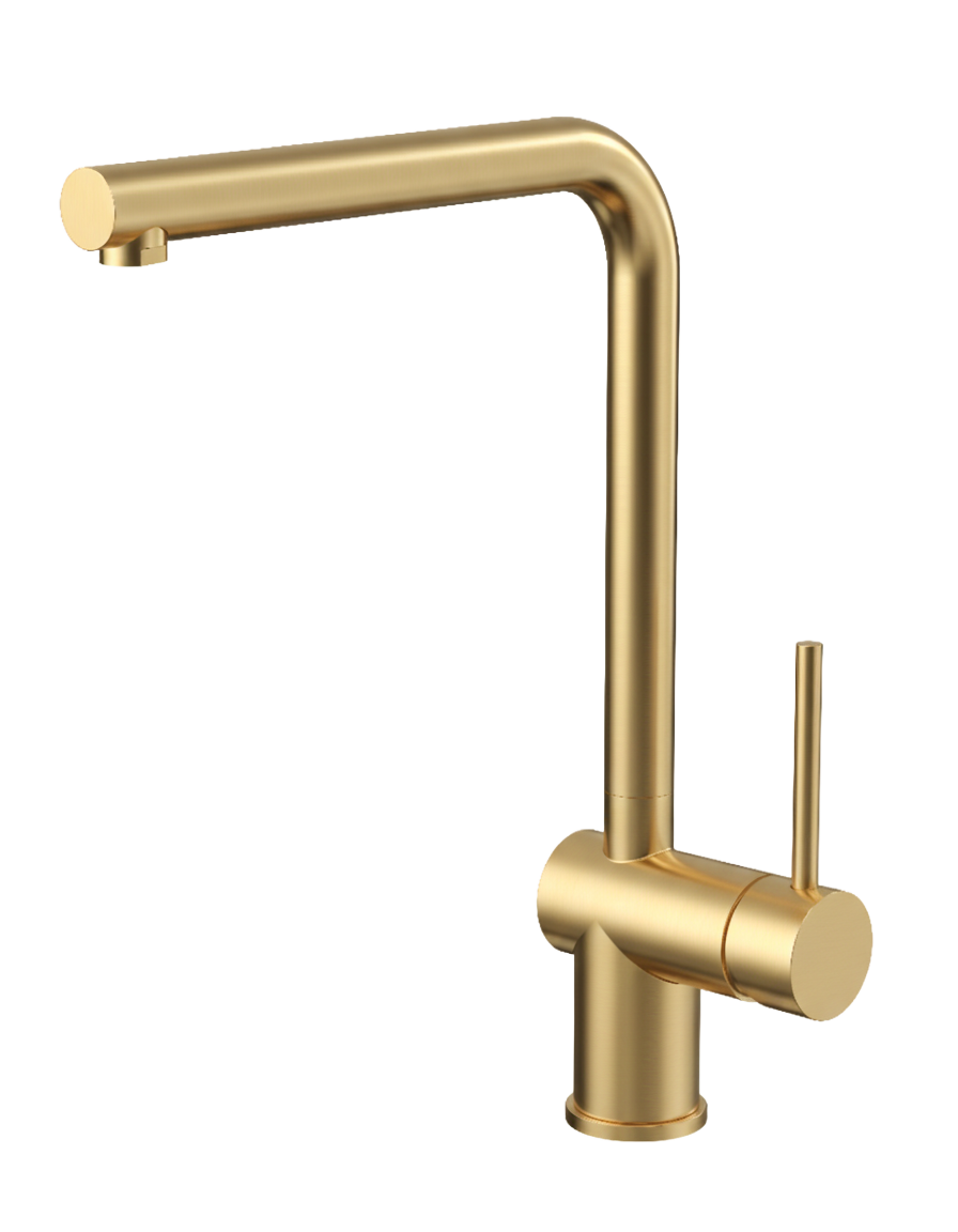 CAMILLA SERIES – KITCHEN FAUCET, A CLEAN FIXED SPOUT SILHOUETTE WITH SHARP, MODERN CHARACTER.