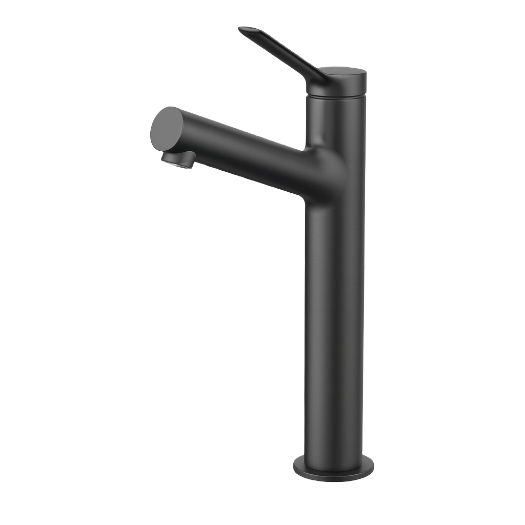 LUNA SERIES - TALL BATHROOM FAUCET, A MINIMALIST SILHOUETTE WITH A CALM, ARCHITECTURAL PRESENCE.