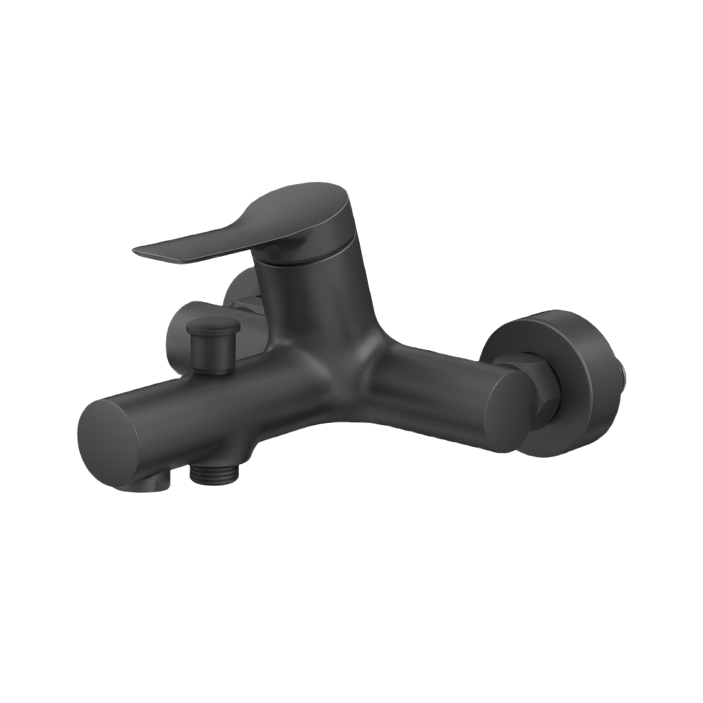 LUNA SERIES – WALL MOUNTED TUB MIXER, BOLD CYLINDRICAL FORM WITH SMOOTH MODERN CONTROL