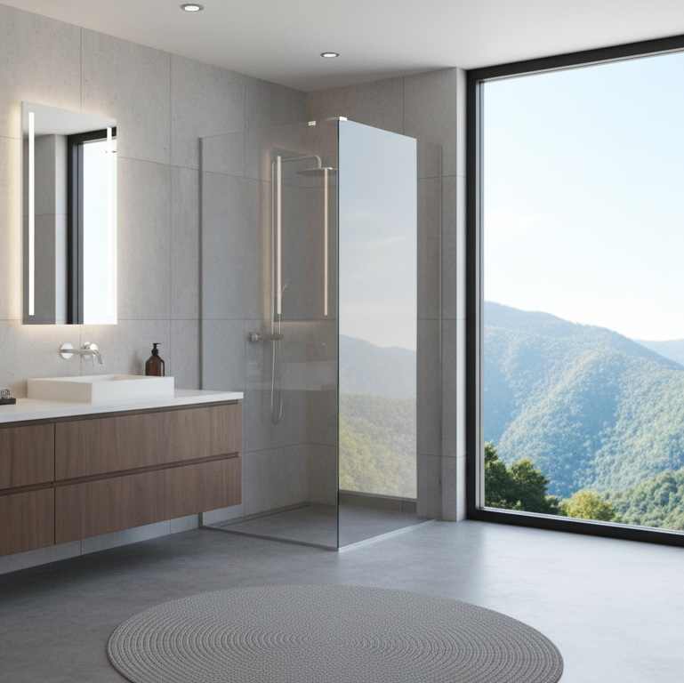 YC-811018 Luxury Bathroom Faucet – Minimalist Wall-Mount Vanity Tap with Single Handle